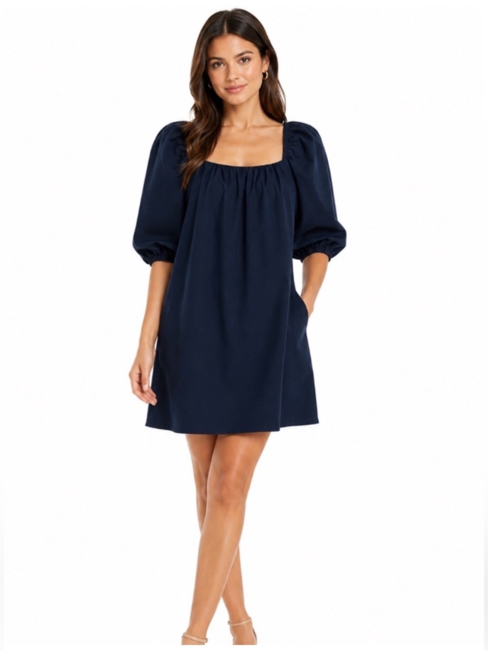 Madewell Dress 00 Babydoll Blue